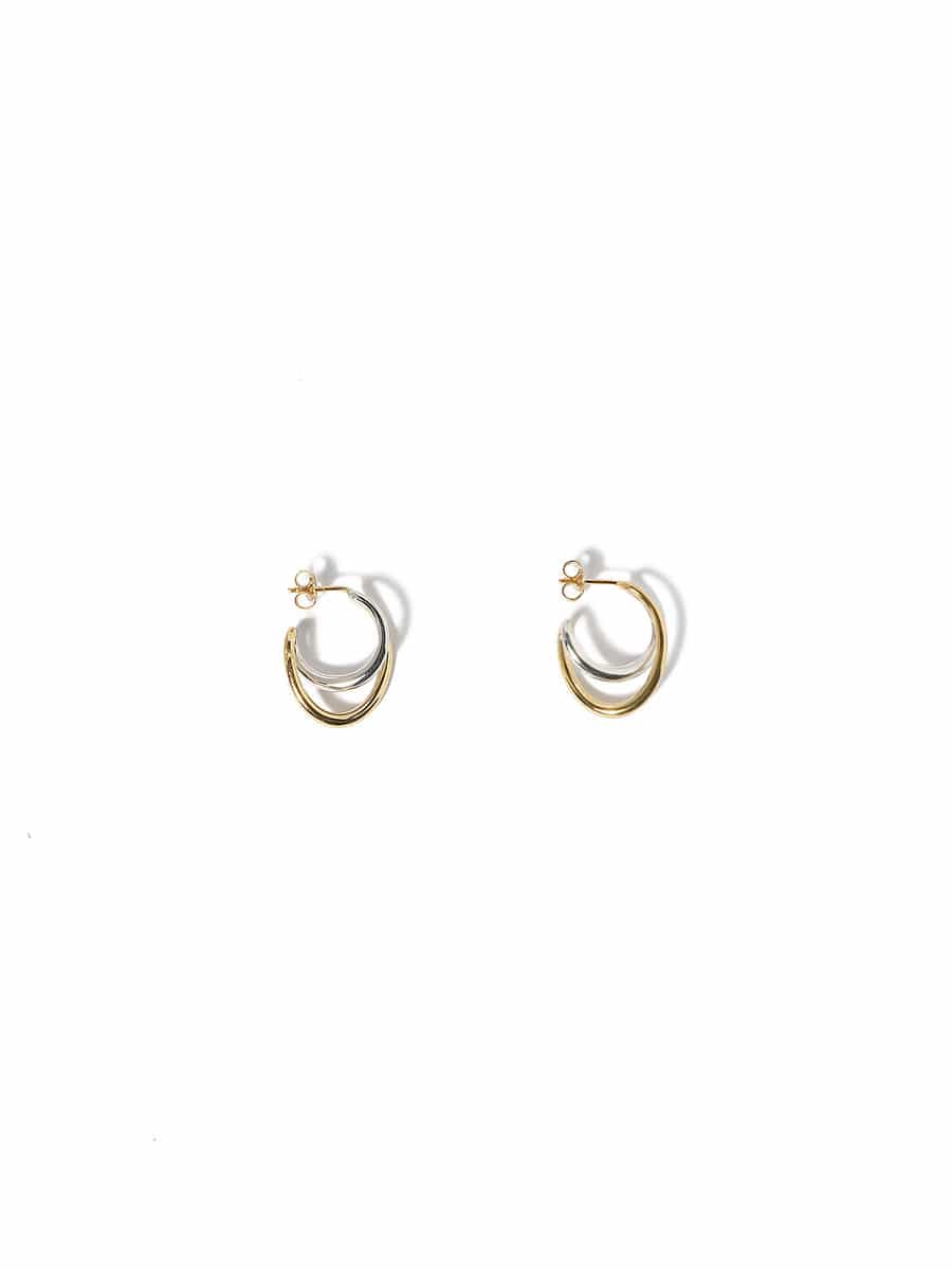 MINI INITIAL フープピアス