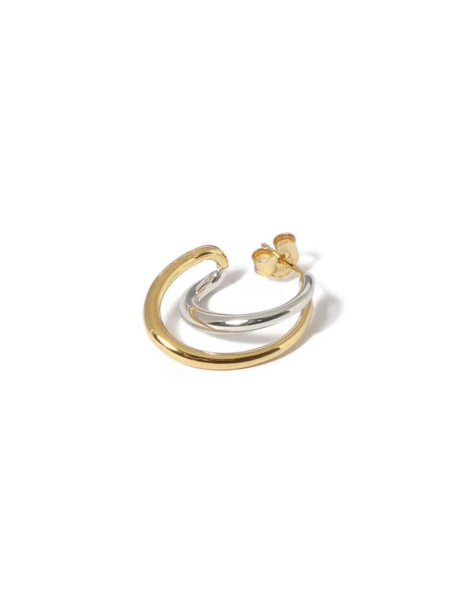 MINI INITIAL フープピアス