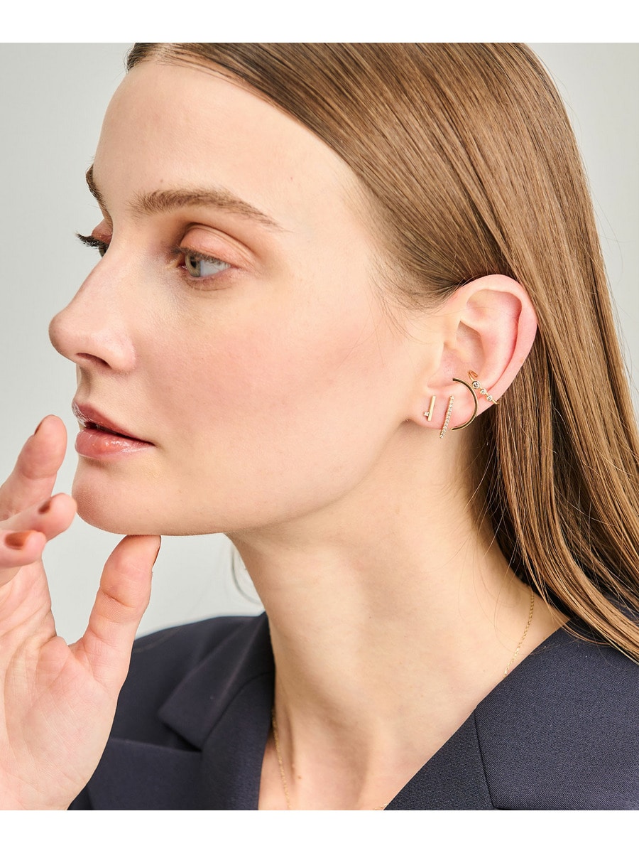 Hirotaka / モスキート ダイヤモンドバーピアス《ESTNATION EXCLUSIVE