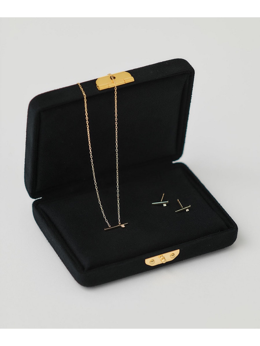 Hirotaka ESTNATION別注 ダイヤピアス Hirotaka / ダイヤモンド バー ピアス《ESTNATION EXCLUSIVE