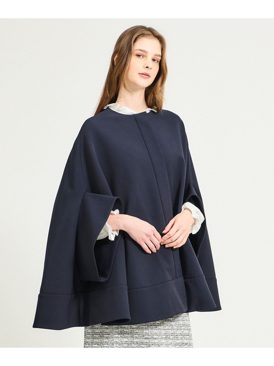 ESTNATION / ノーカラーケープコート｜ESTNATION ONLINE STORE