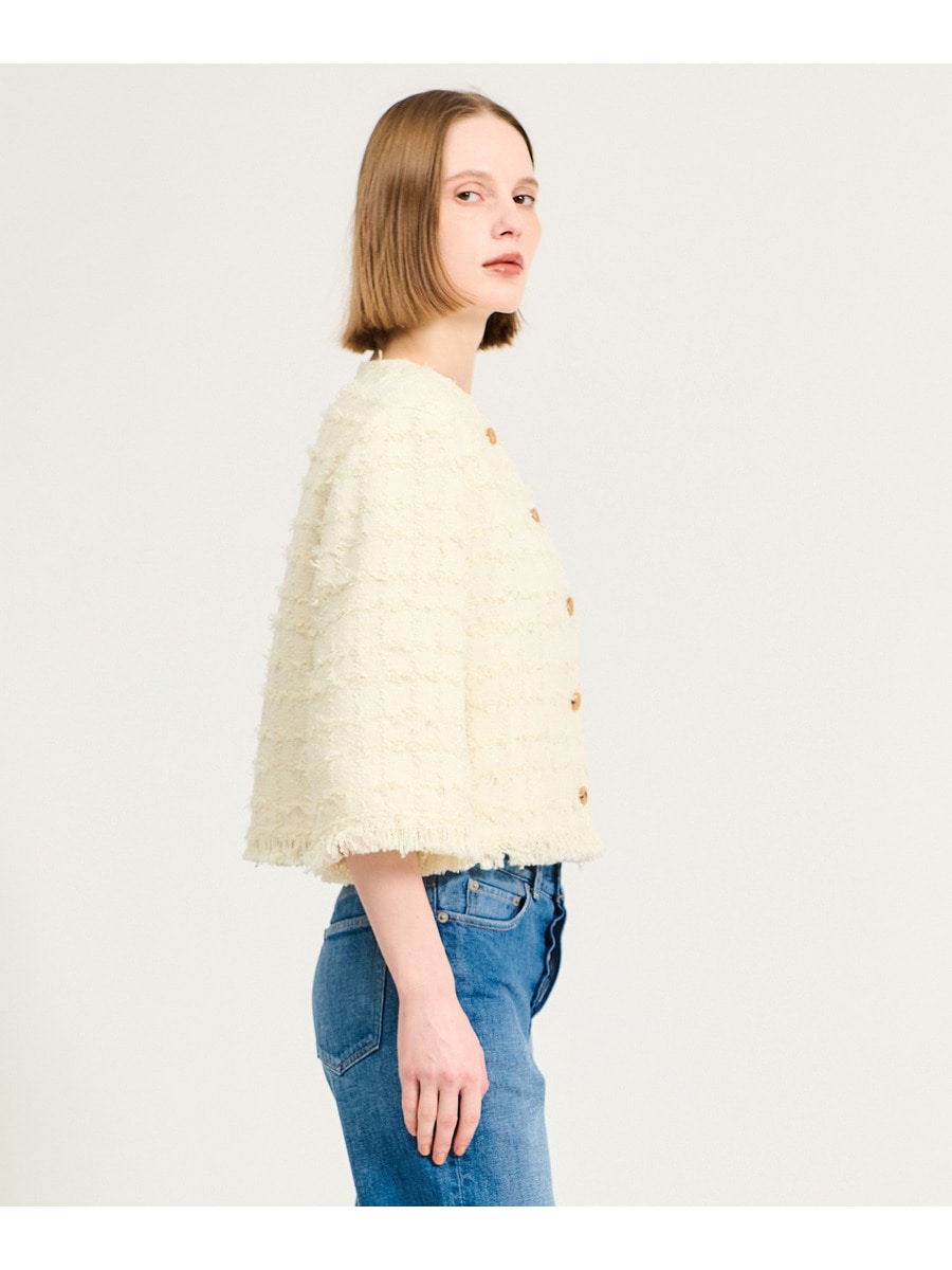 ESTNATION / フリンジヘムツイード ジャケット｜ESTNATION ONLINE