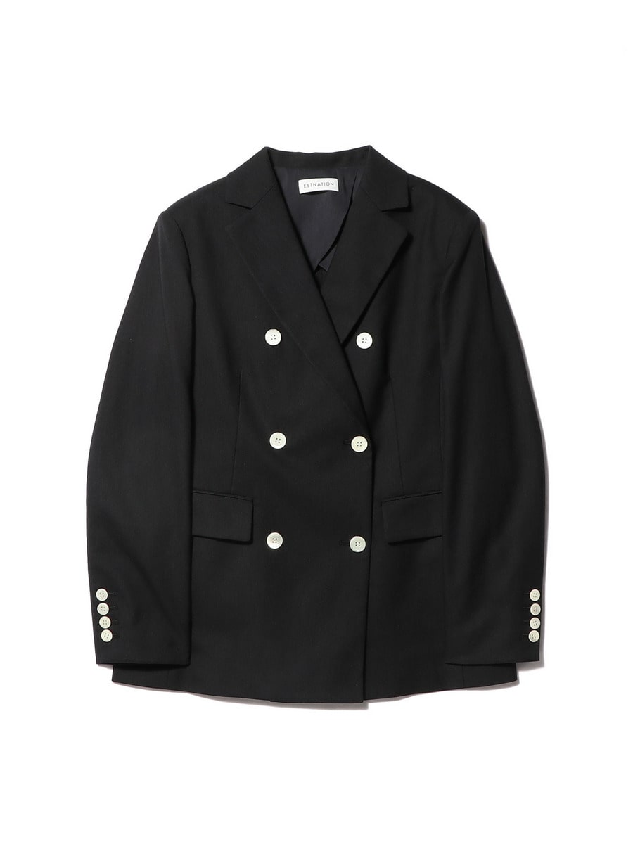 ノッチドラペル ダブルブレストジャケット