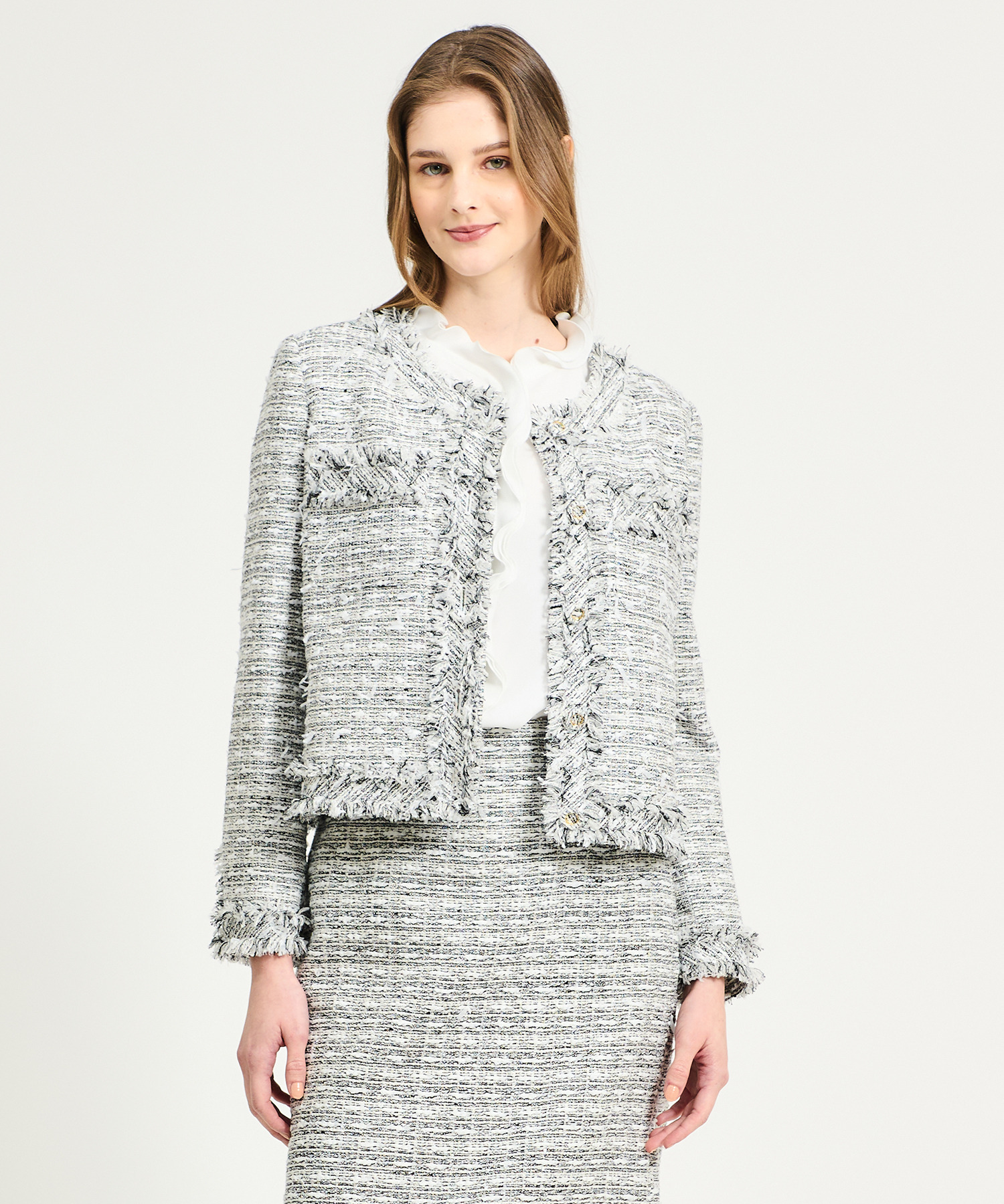 ファンシーツイードジャケット