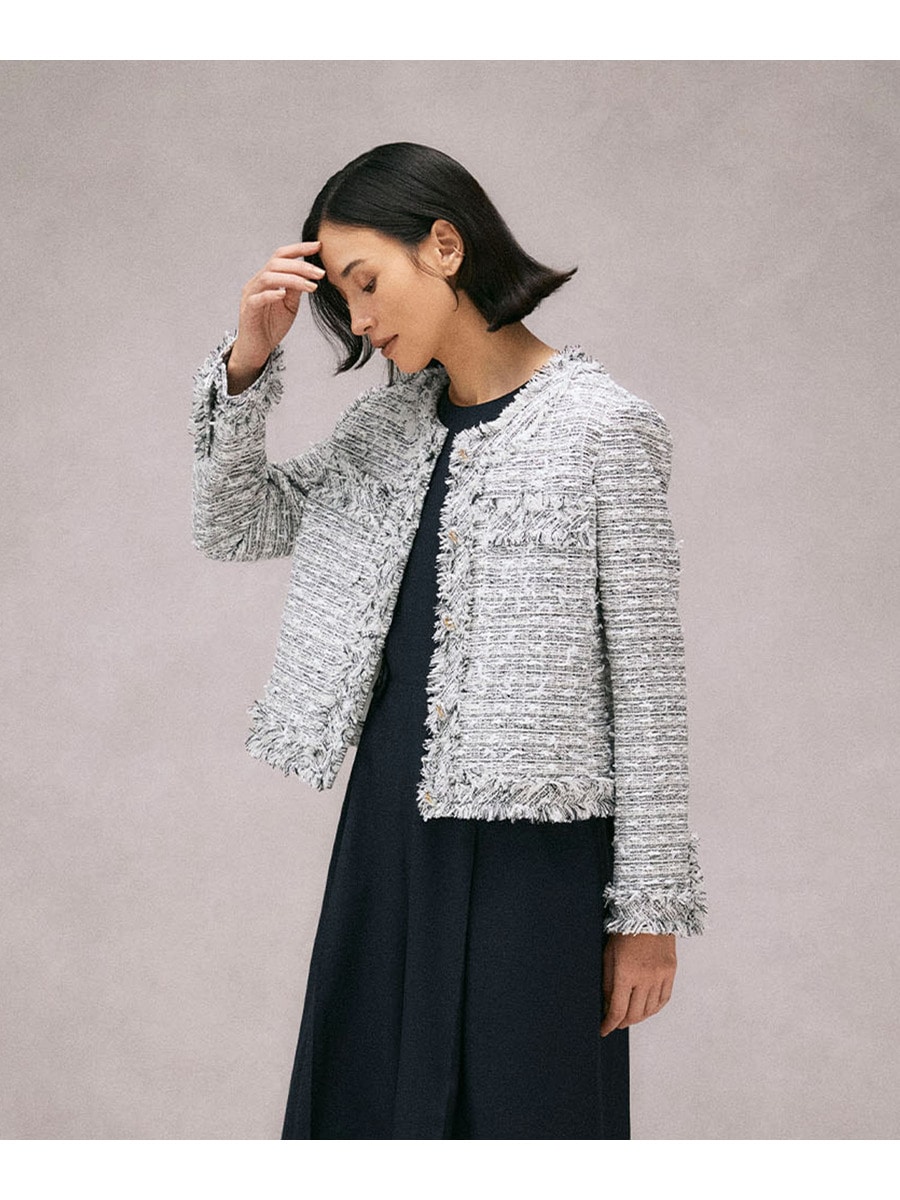 ファンシーツイードジャケット