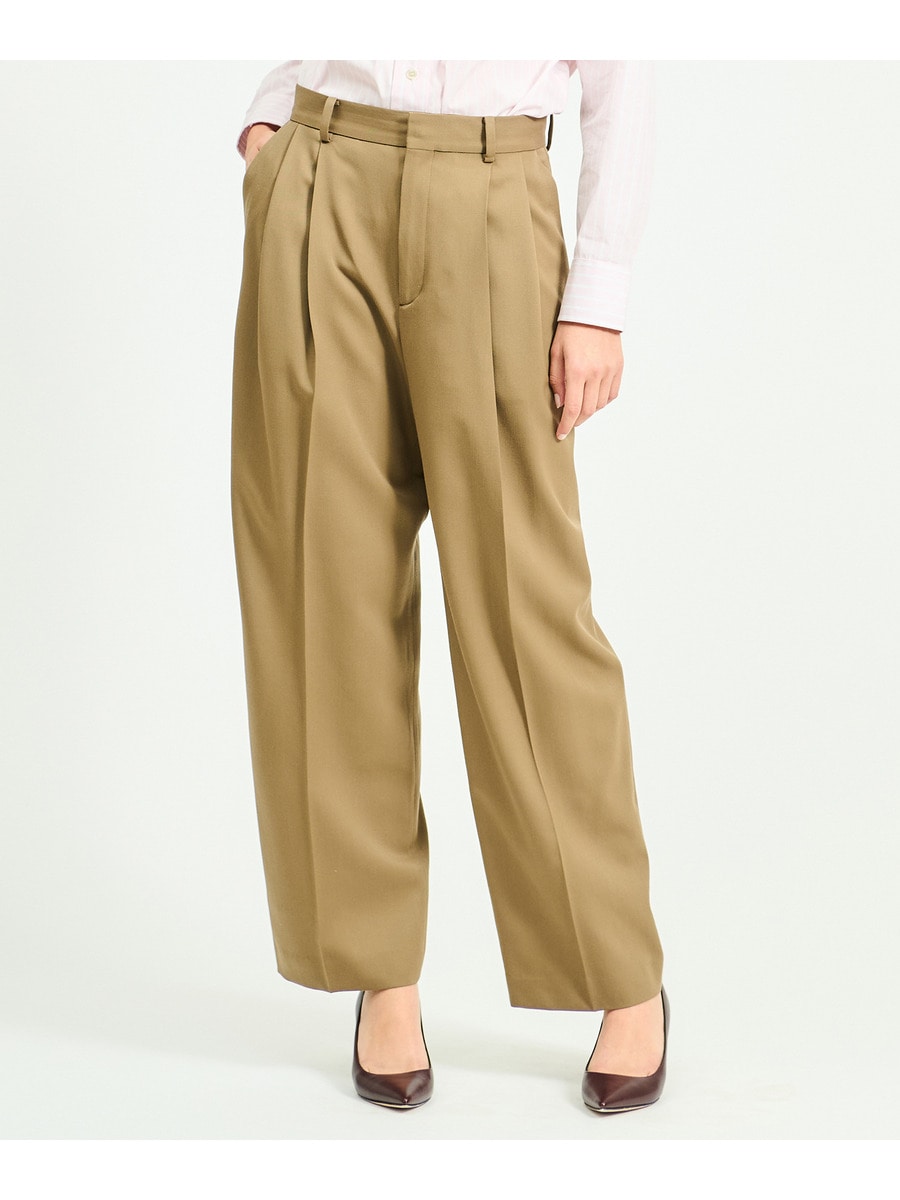 ツータックパンツ