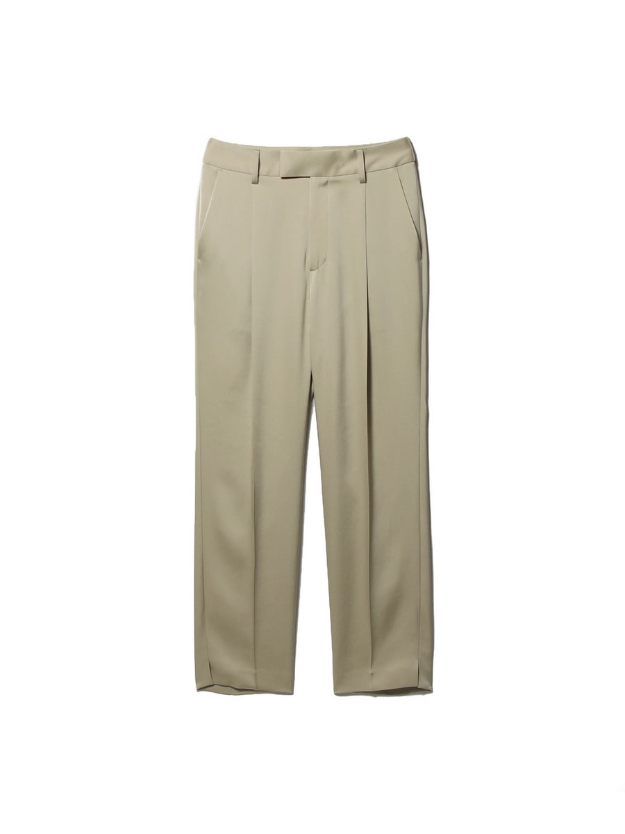 マットサテン テーパードパンツ