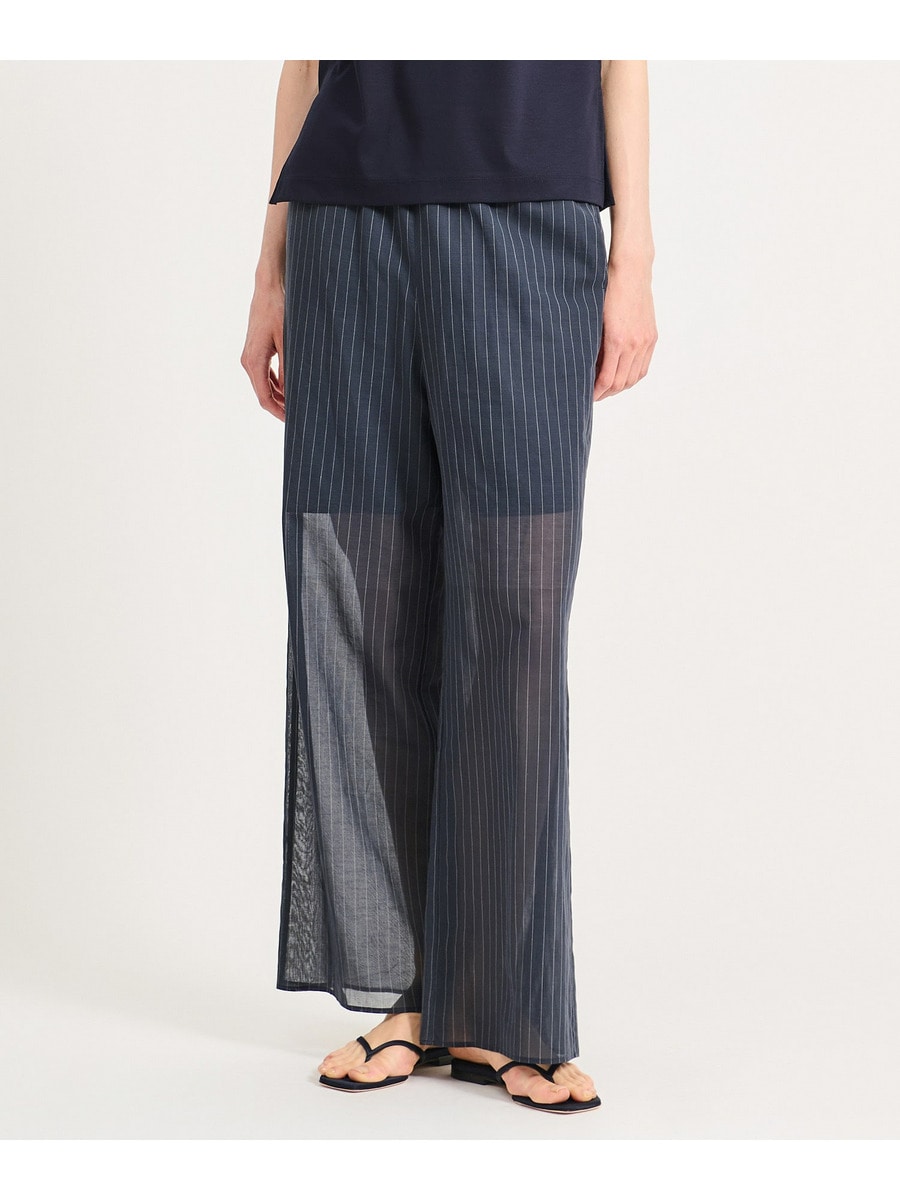 シアーピンストライプパンツ