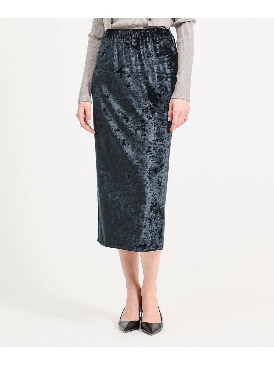 クラッシュベロア タイトスカート《EXCLUSIVE》