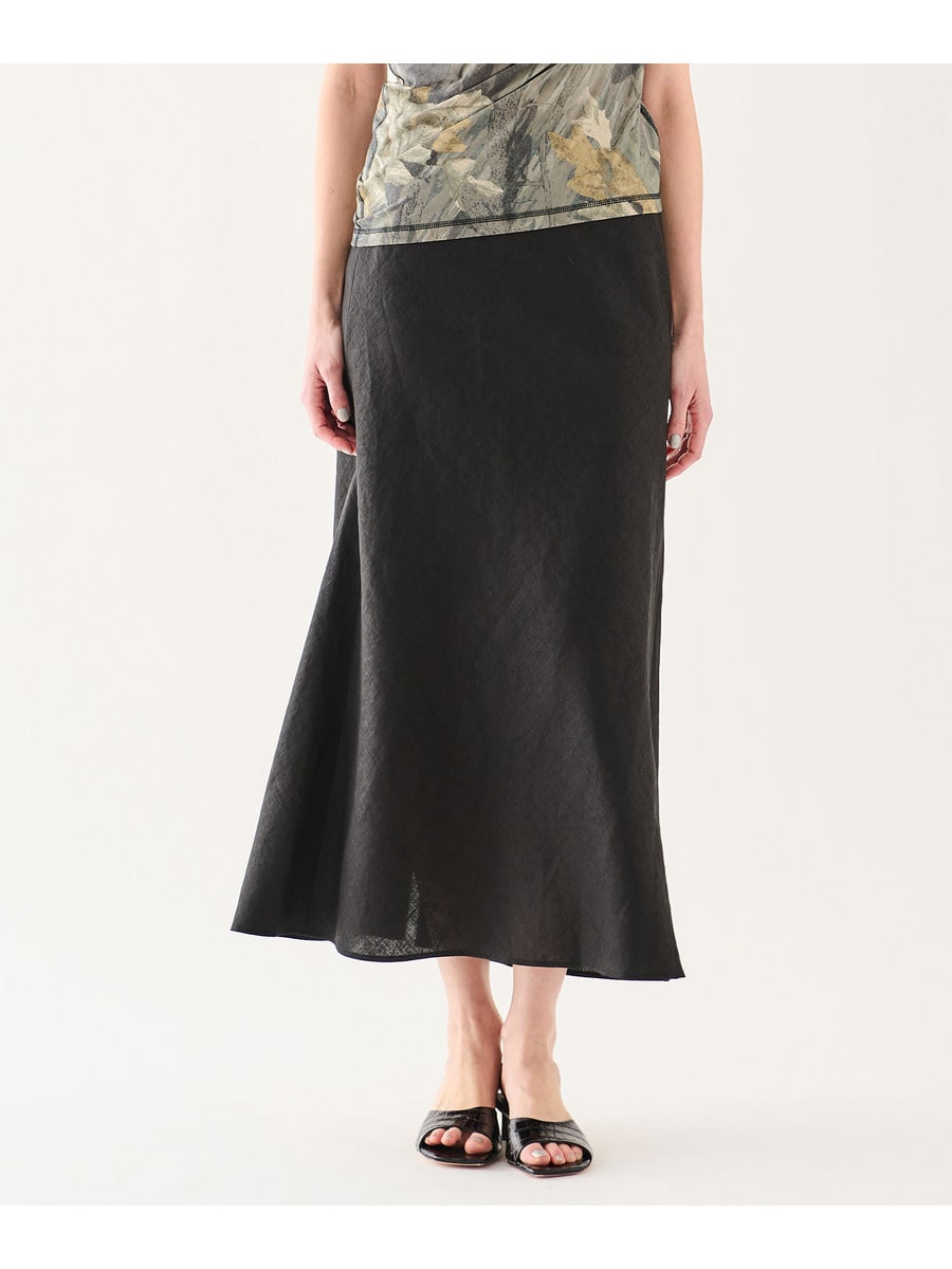 リネンバイヤススカート