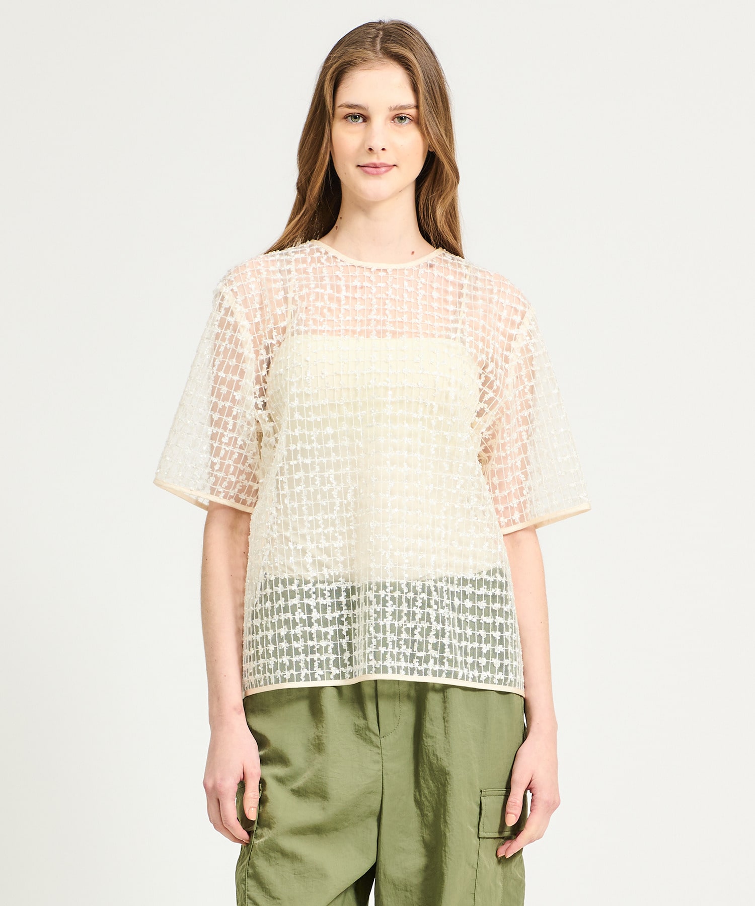 フェザーチュールシアーブラウス