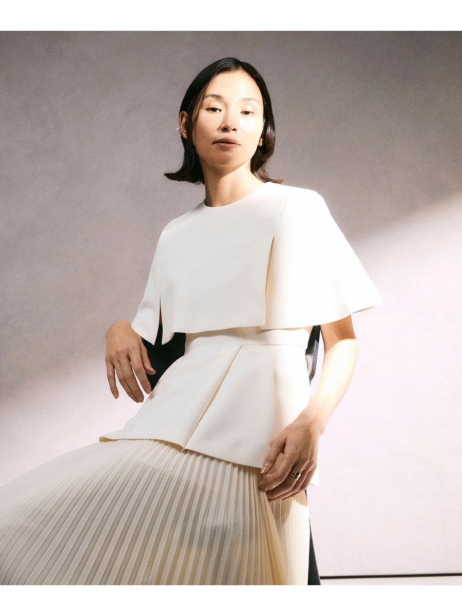 ケープフレアブラウス《EXCLUSIVE》