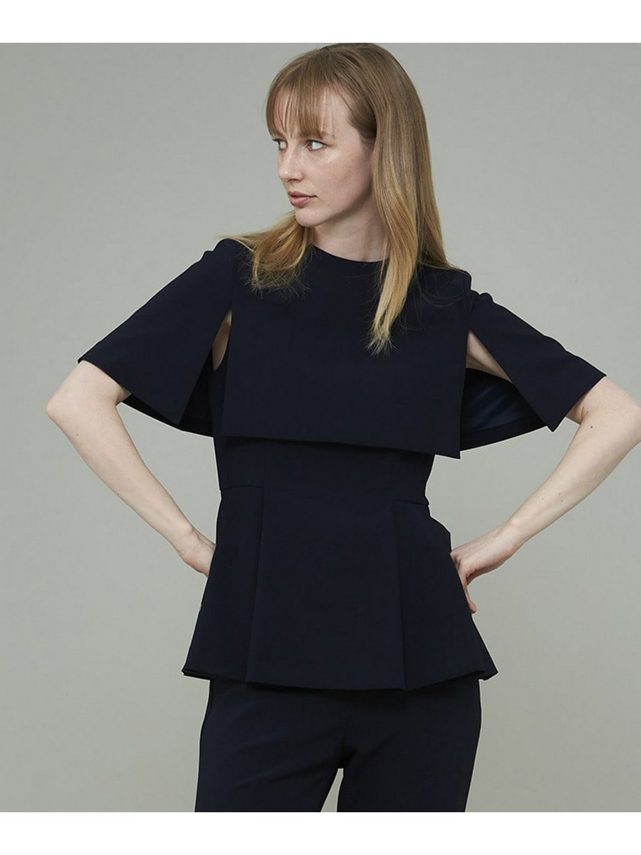 ケープフレアブラウス《EXCLUSIVE》