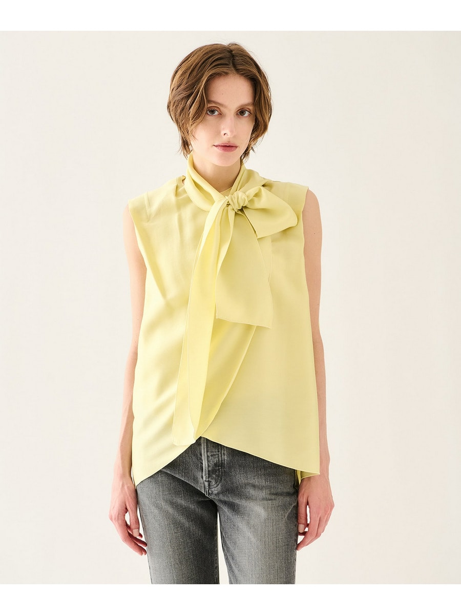 ソリッドタイブラウス