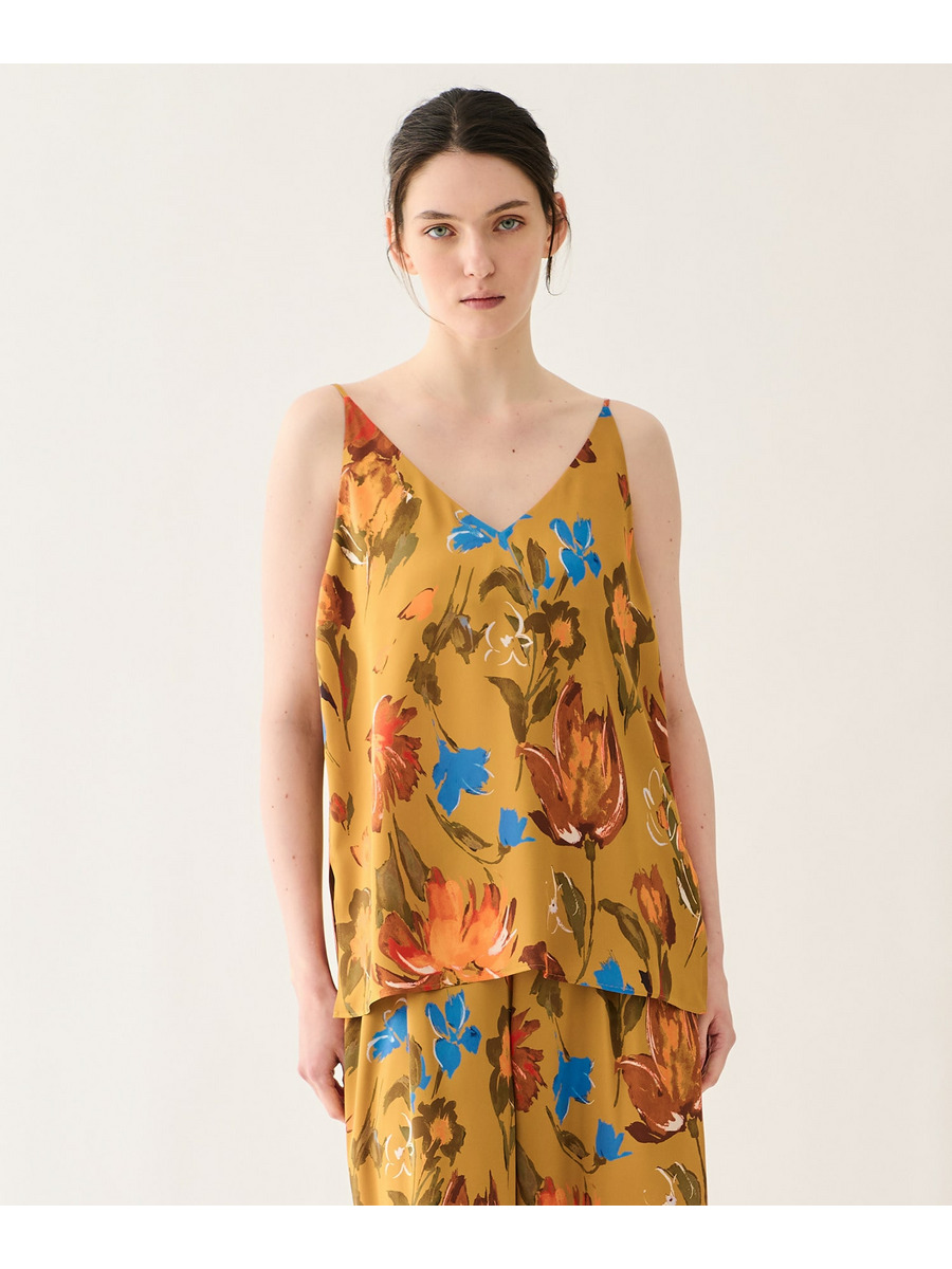 フラワープリントキャミ