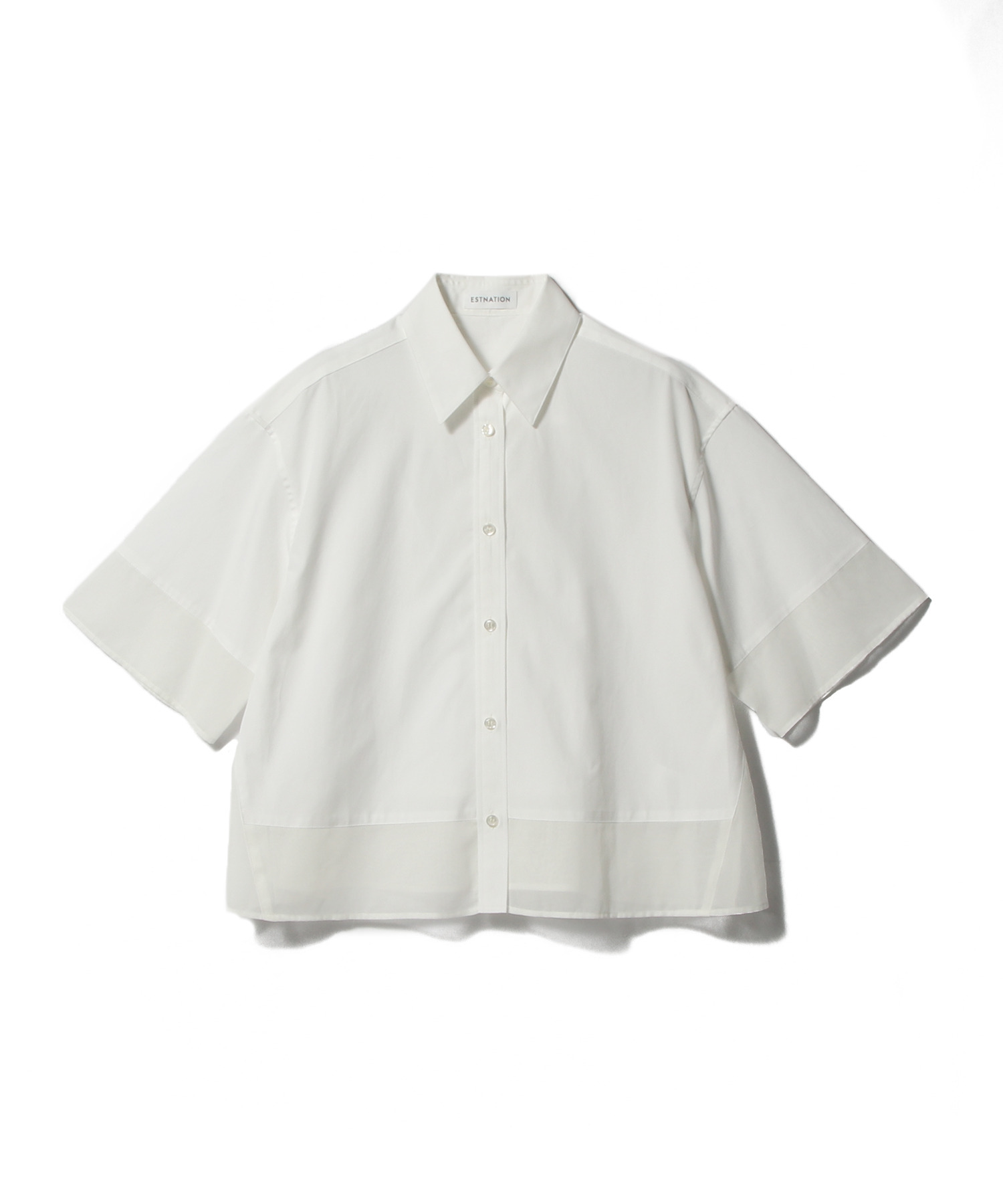 フレアシアーコンビシャツ