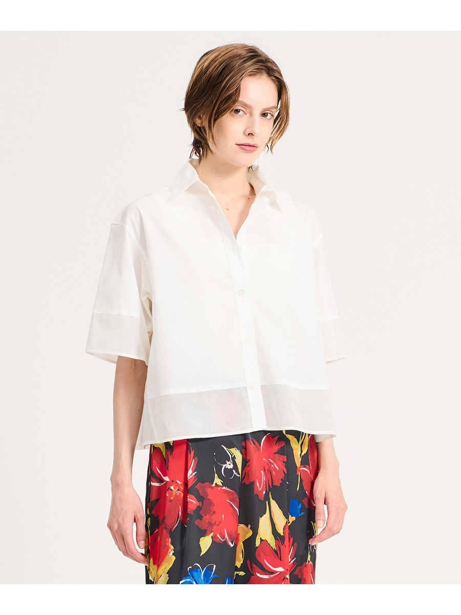 フレアシアーコンビシャツ