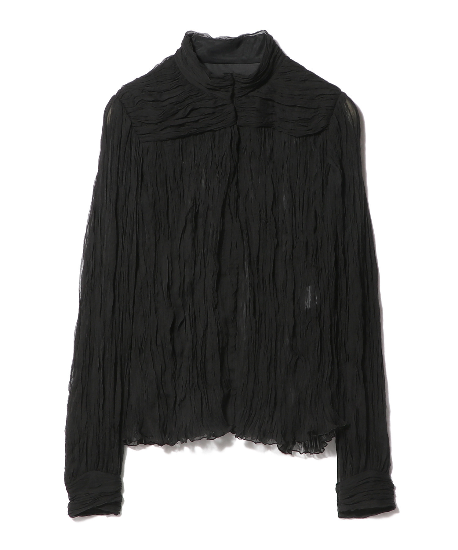 シルクプリーツブラウス