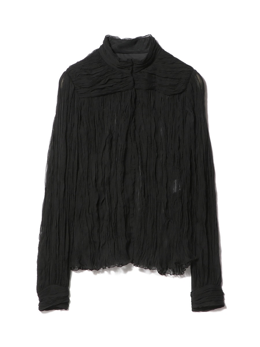 シルクプリーツブラウス