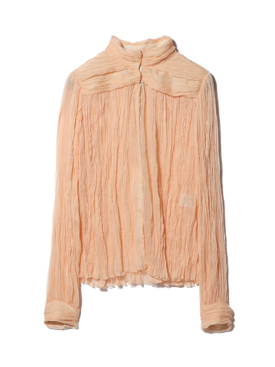 シルクプリーツブラウス