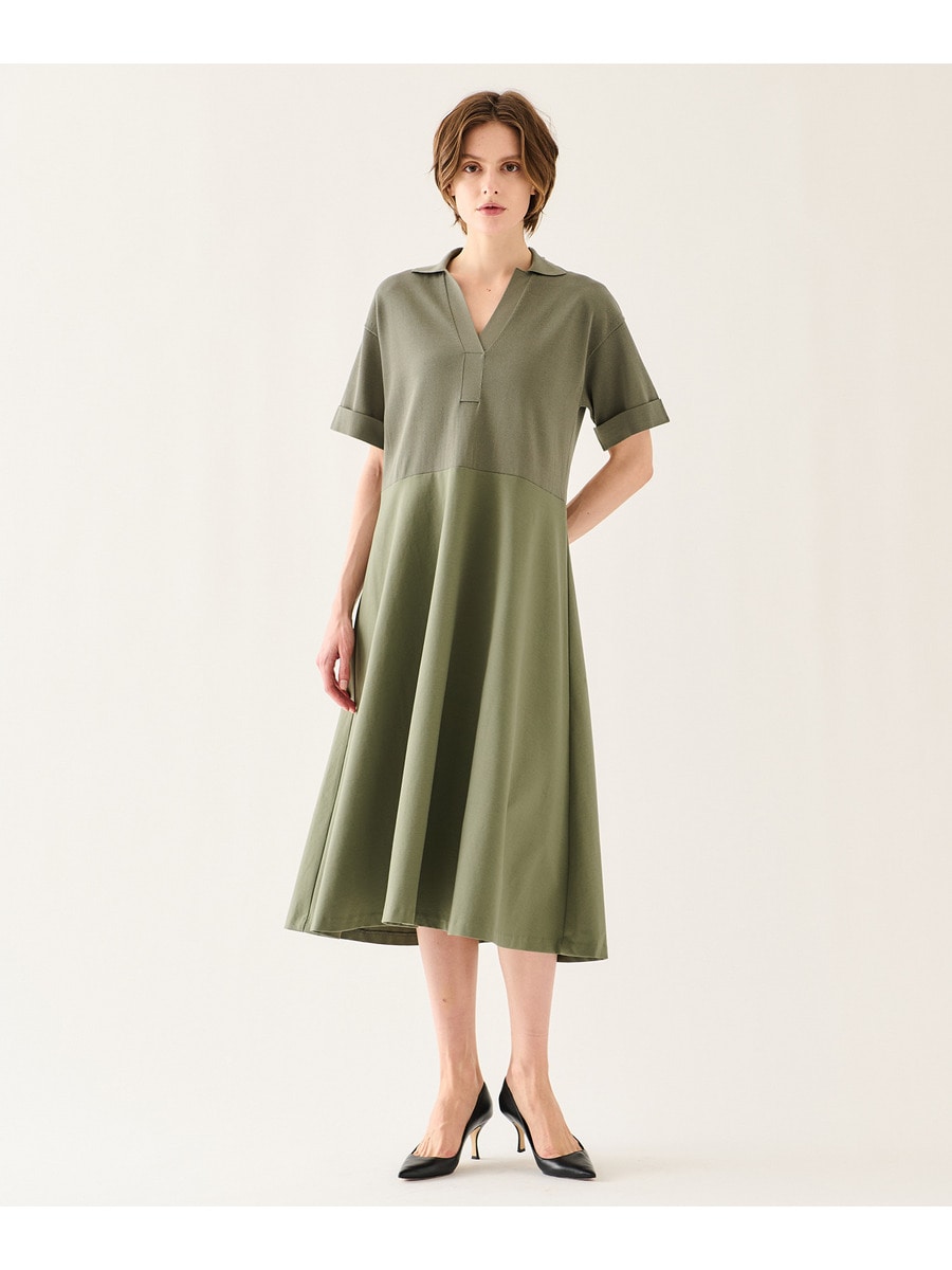 フレアフォルム コンビニットワンピース