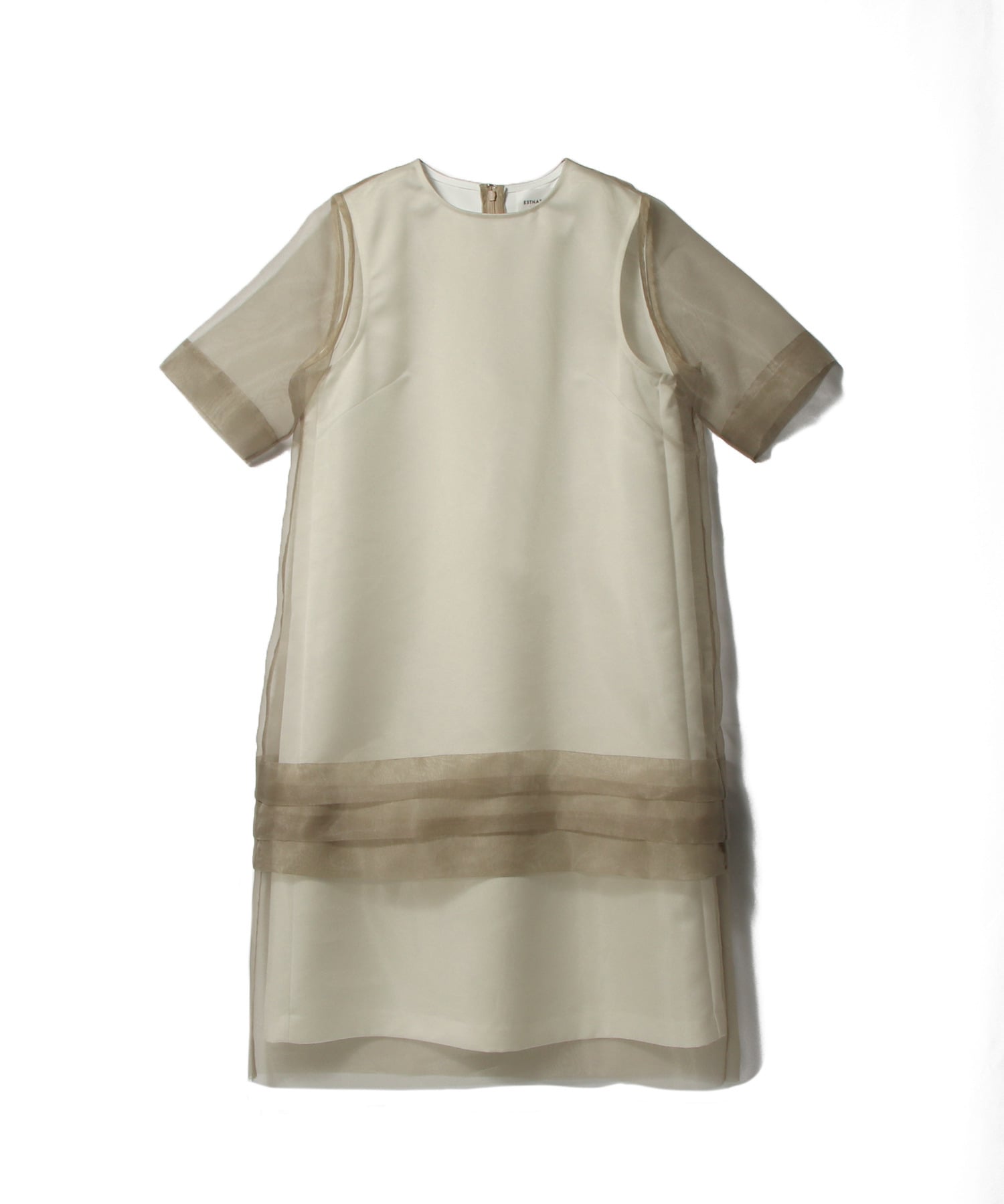 オーガンジーレイヤードワンピ－ス