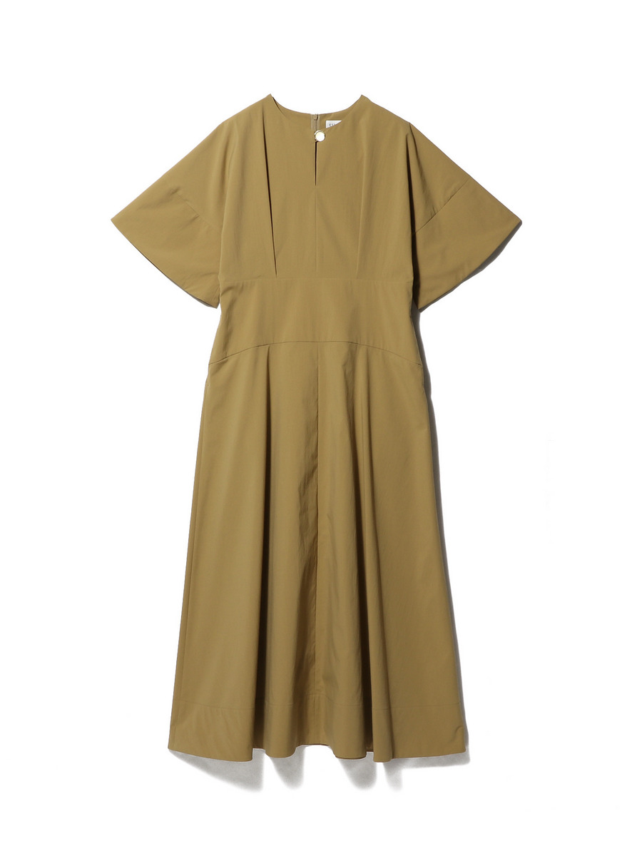 ワイドハーフスリーブワンピース