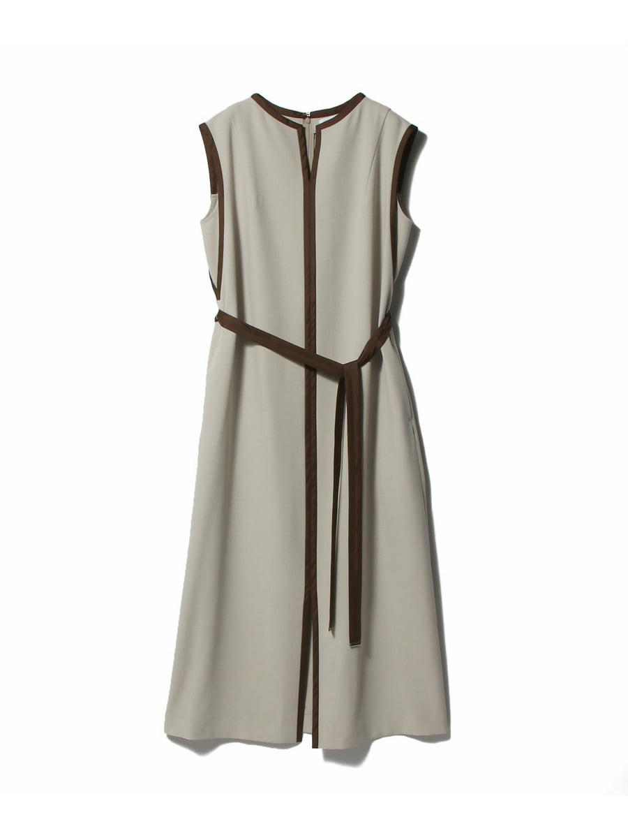 バイカラーパイピングワンピース