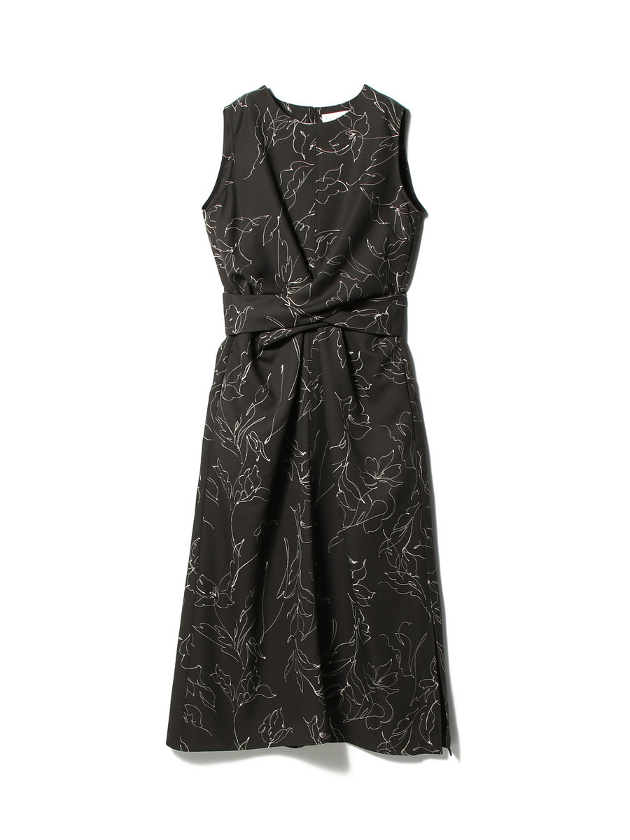 プリント ウエストツイスト ワンピース《EXCLUSIVE》