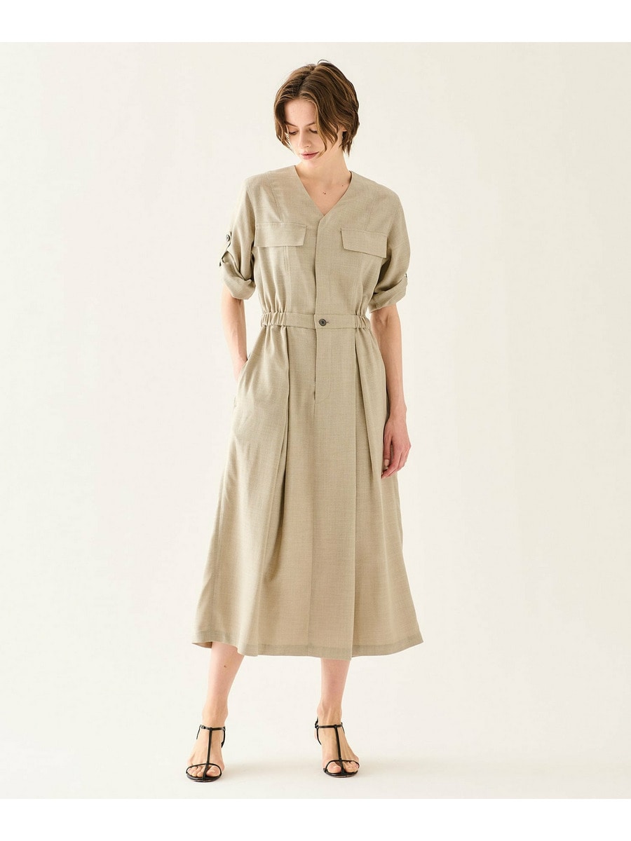 ESTNATION / Vネック ワークワンピース｜ESTNATION ONLINE STORE
