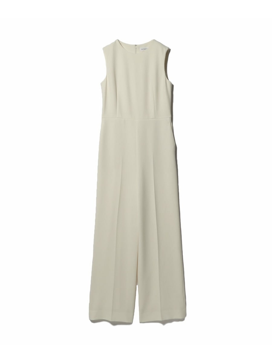 2023　エストネーション　オールインワン　前後センタープレス　クルーネック ESTNATION / クルーネック オールインワン｜ESTNATION ONLINE STORE