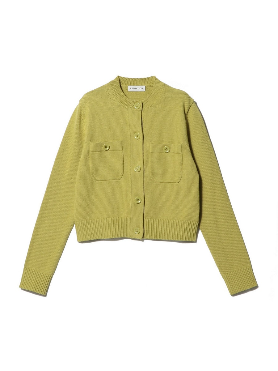 【美品✴︎】ESTNATION エストネーション コットンレースフードカーディガン 美品✴︎】ESTNATION エストネーション コットンレースフード