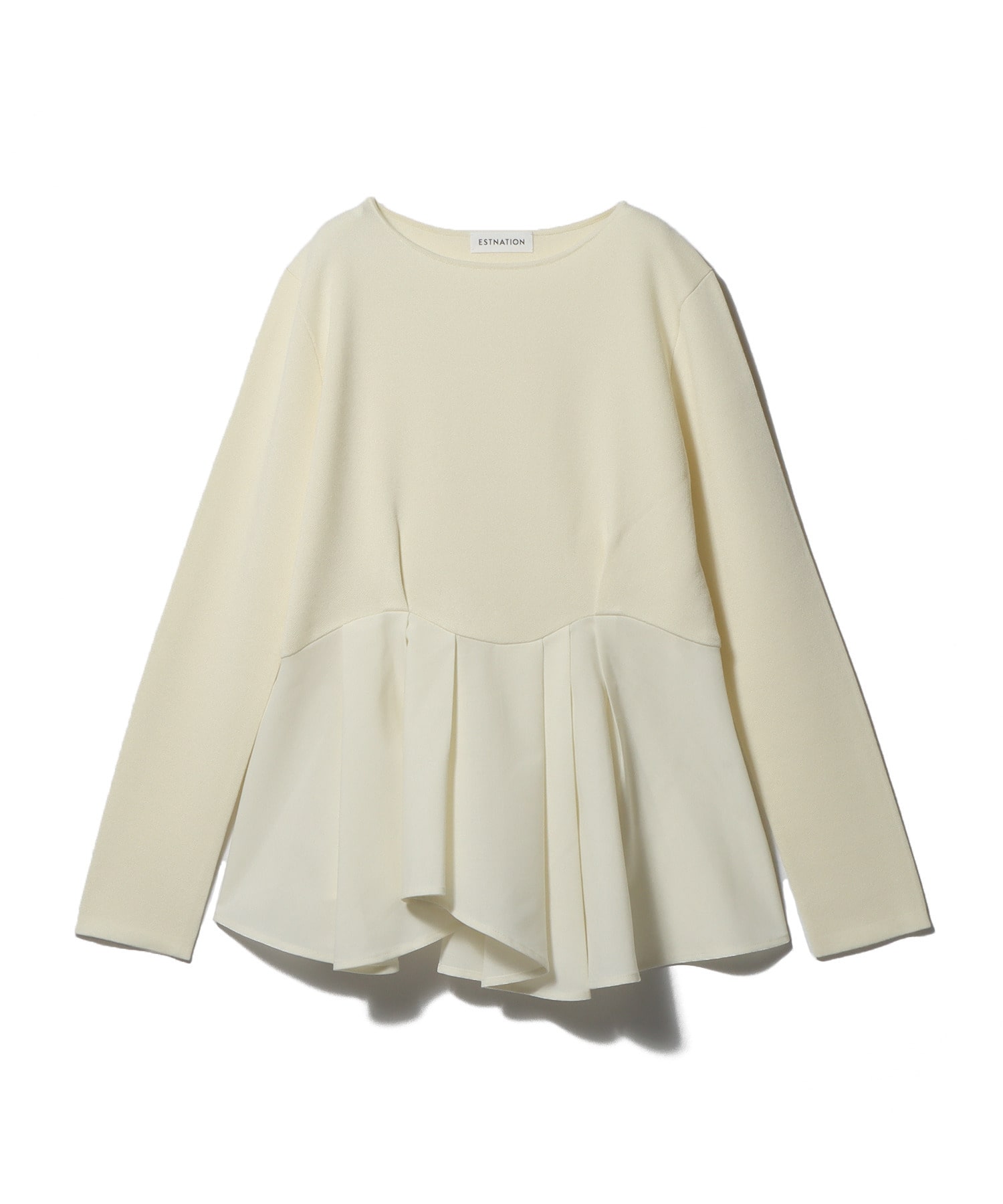 イレヘムペプラムニットコンビ プルオーバー