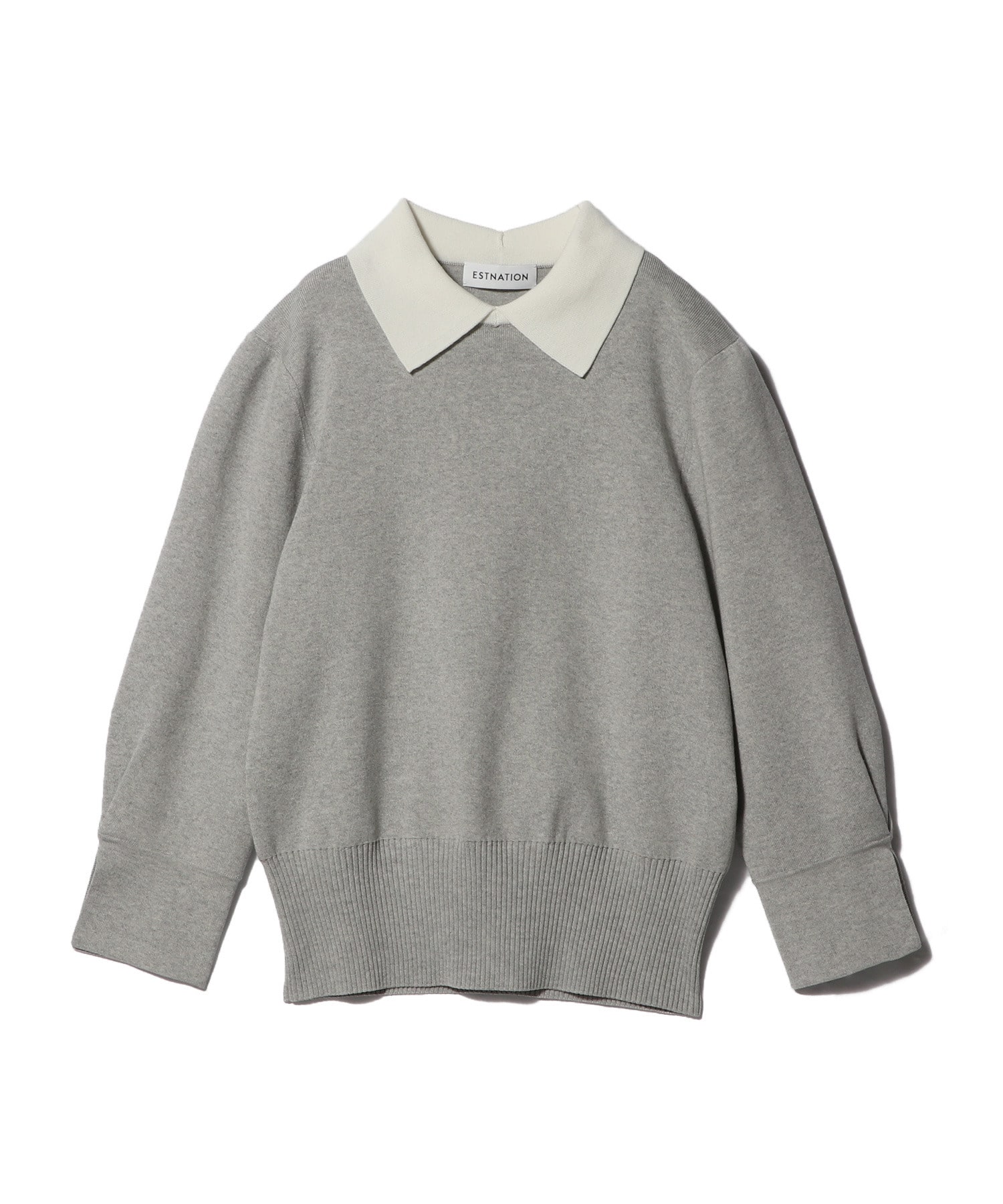 襟付きニット《EXCLUSIVE》