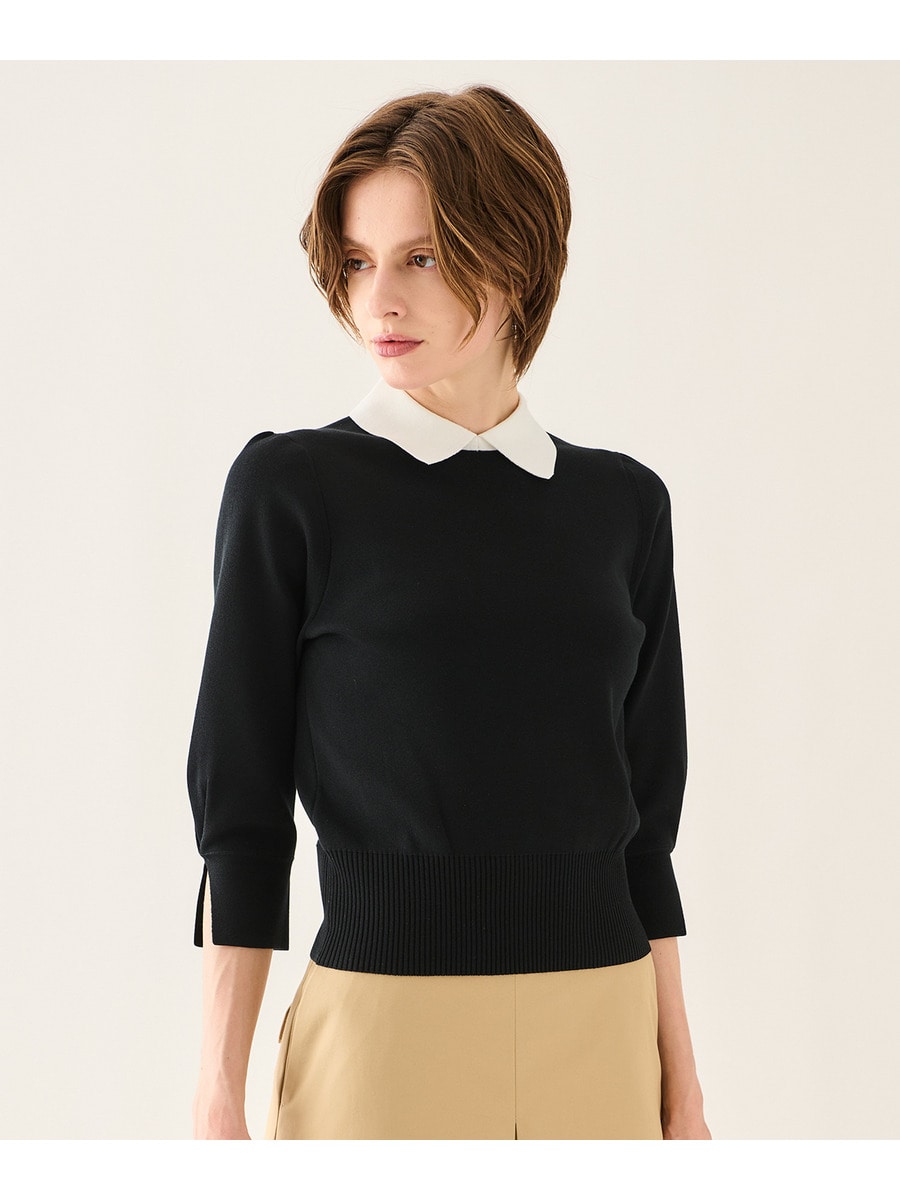 襟付きニット《EXCLUSIVE》