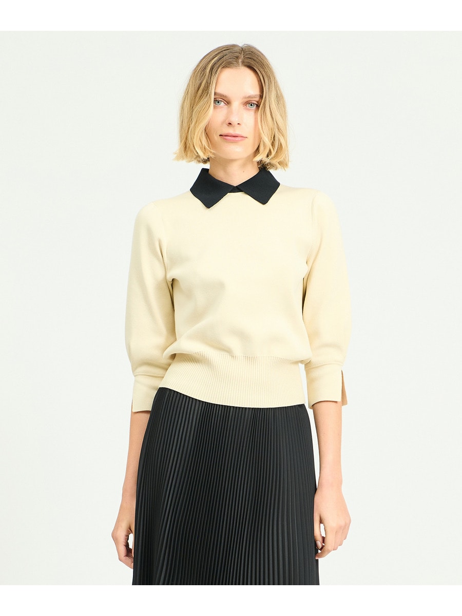 襟付きニット《EXCLUSIVE》