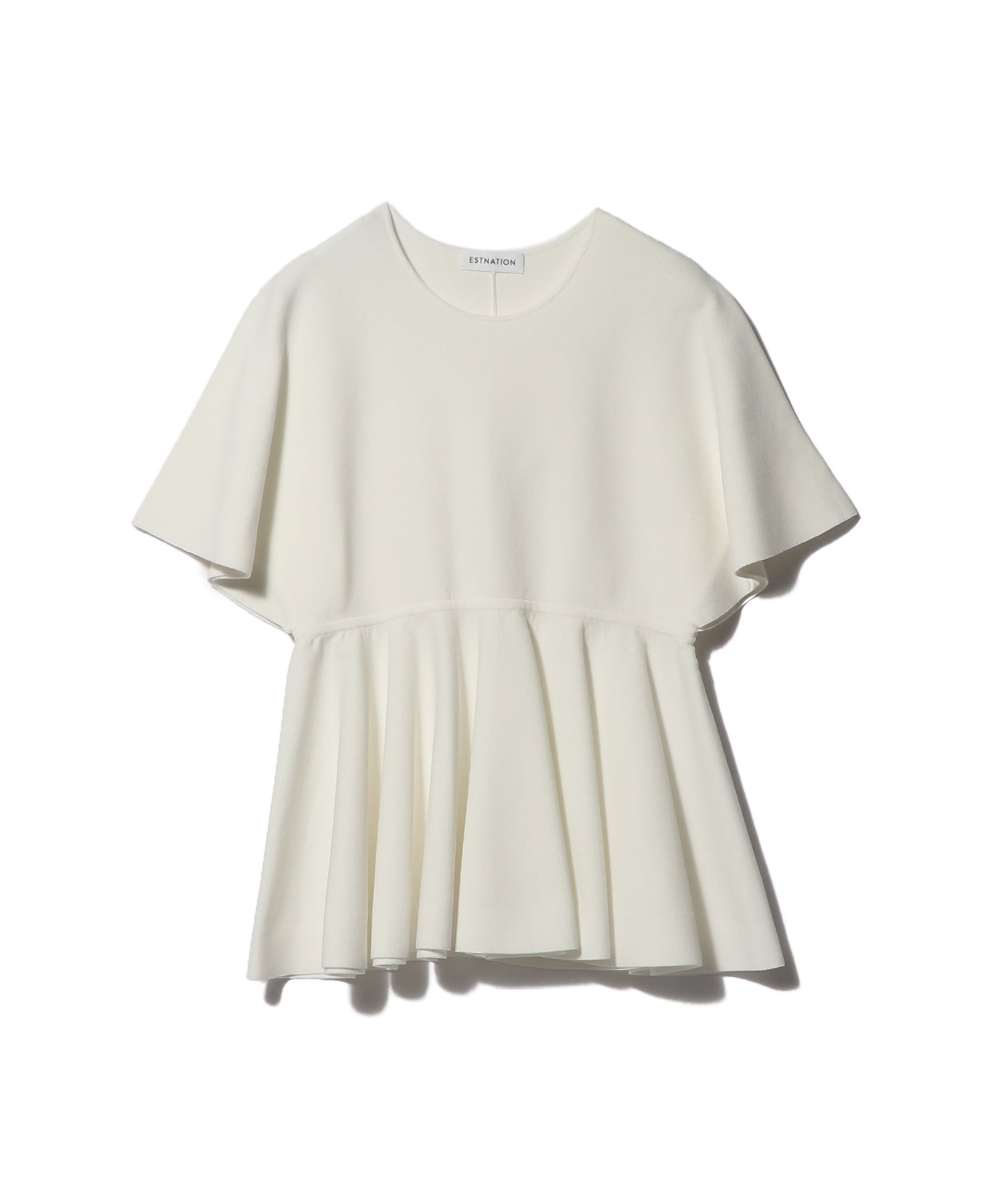 ペプラムカーヴィーニット《EXCLUSIVE》