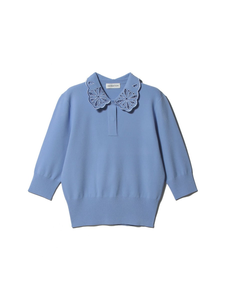 ESTNATION / エンブロイダリーカラーニット｜ESTNATION ONLINE STORE