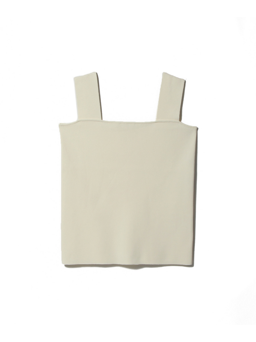 スクエアネックタンクニット