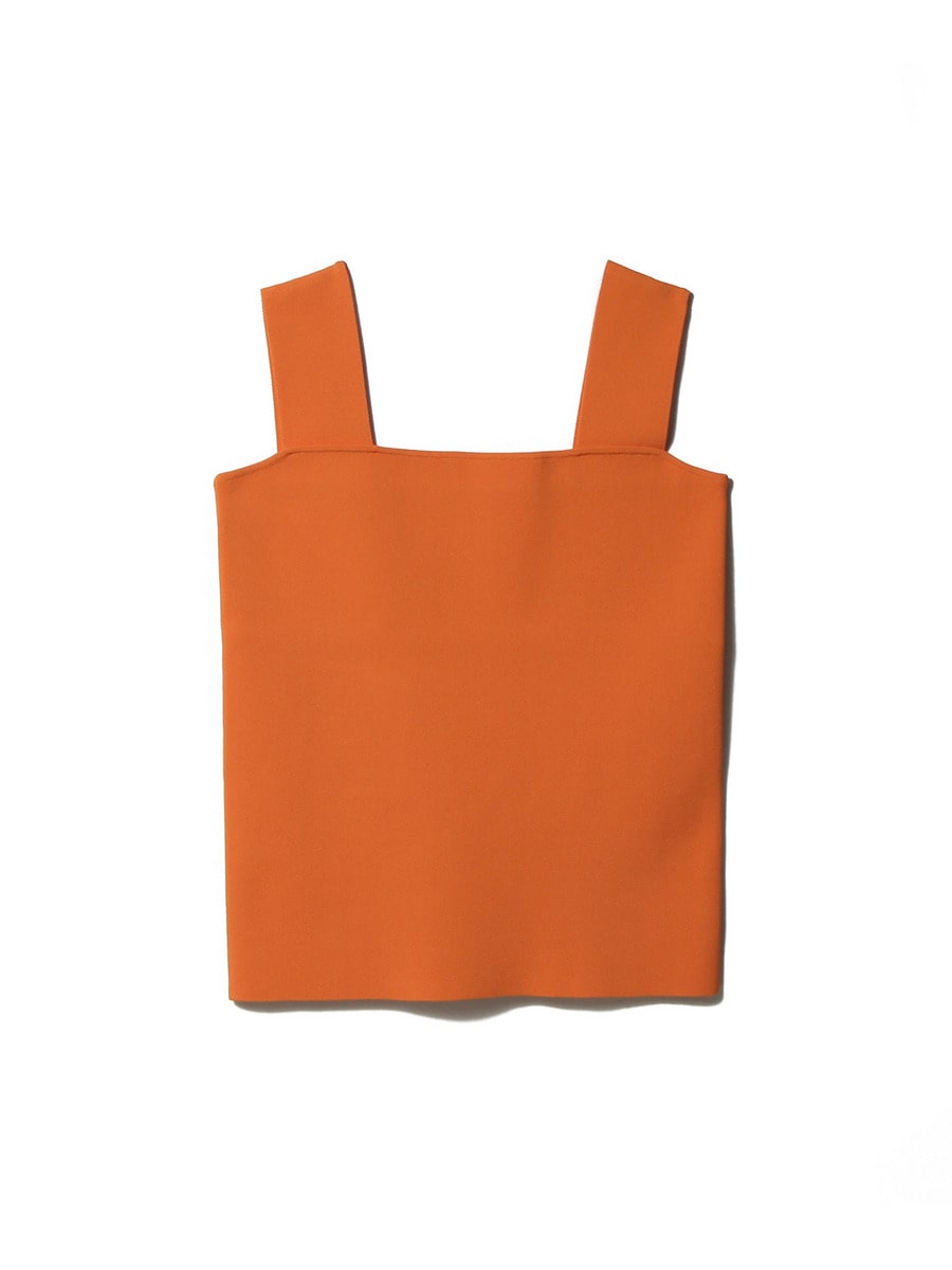 スクエアネックタンクニット