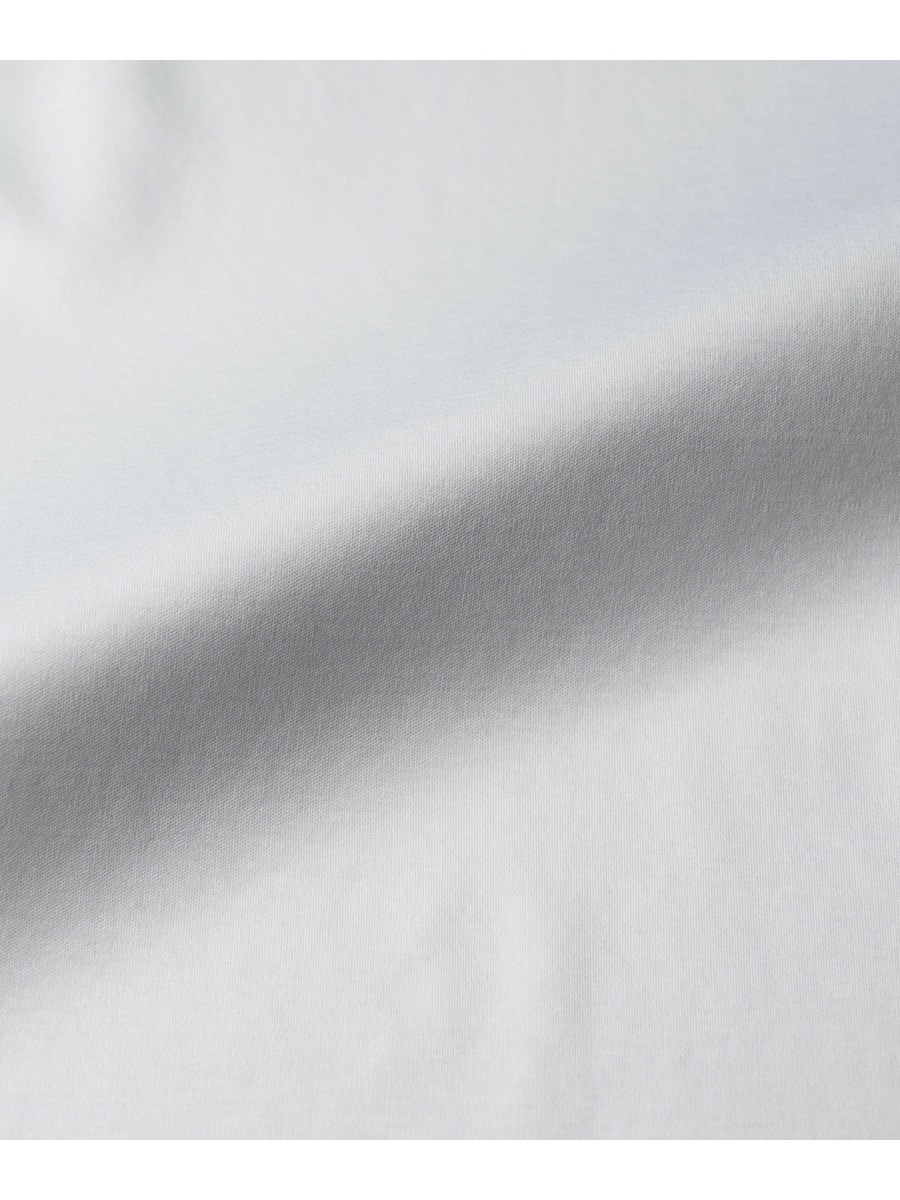 アルビニ コットンスムース ロールアップ Tシャツ