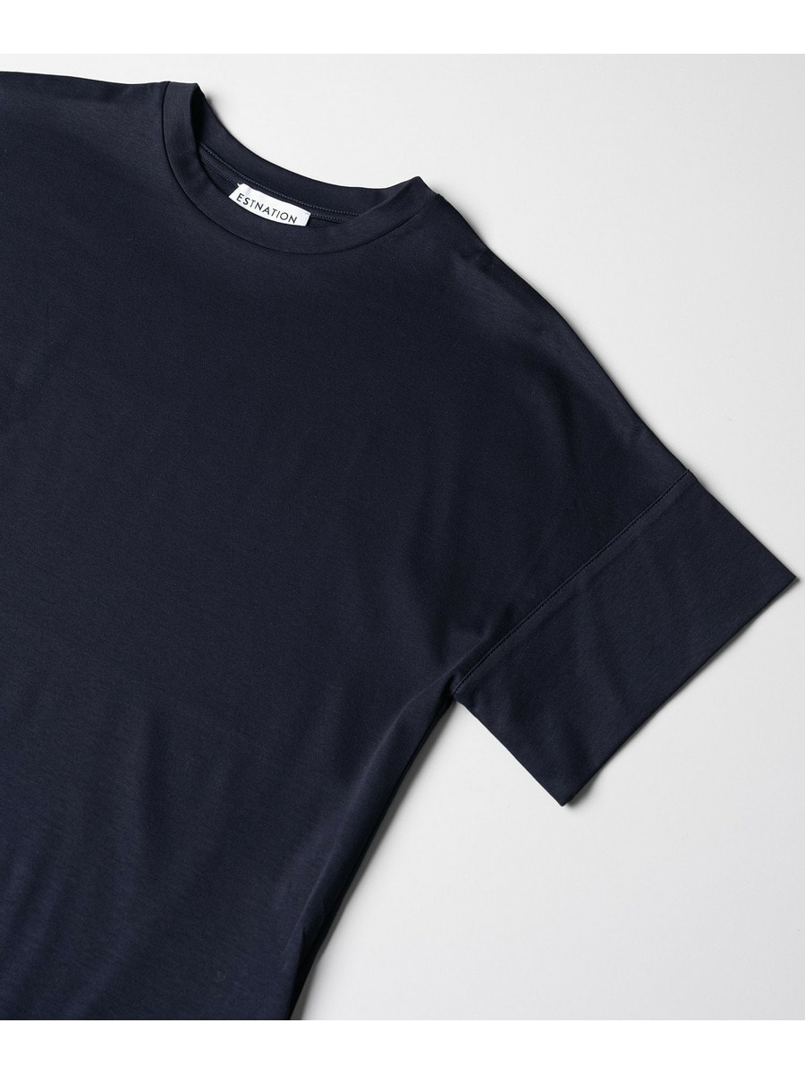 アルビニ コットンスムース カフスＴシャツ