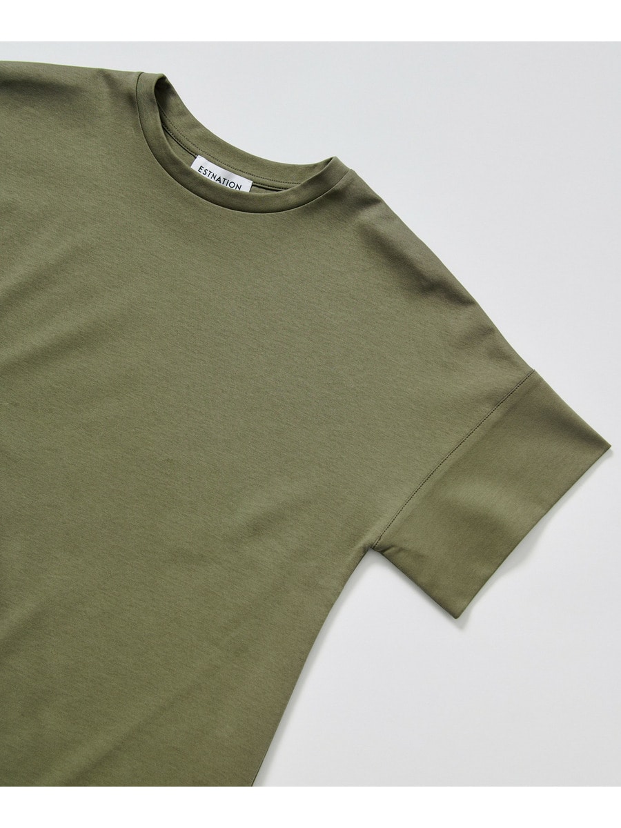 アルビニ コットンスムース カフスＴシャツ
