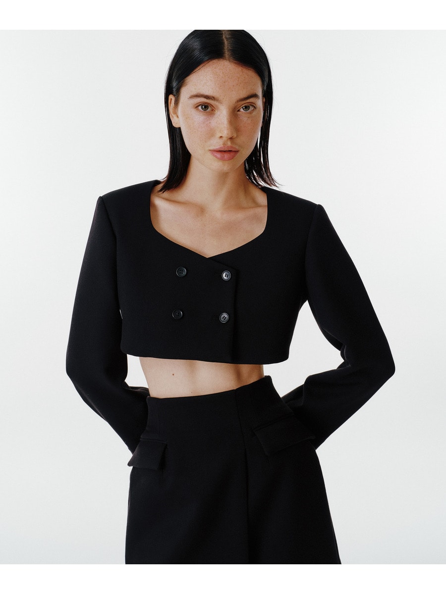 Cropped Double Jacket