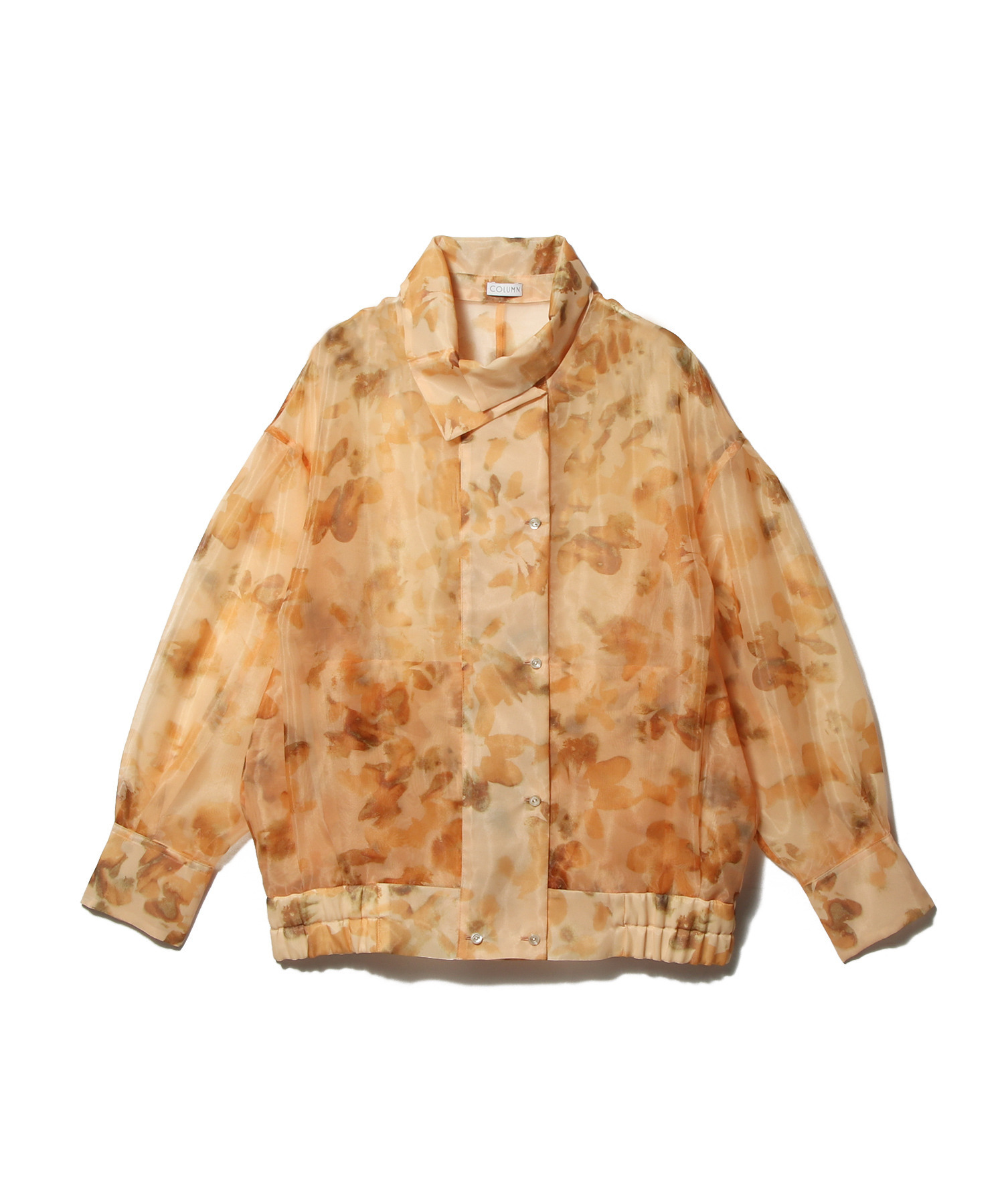フラワーシアーシャツブルゾン