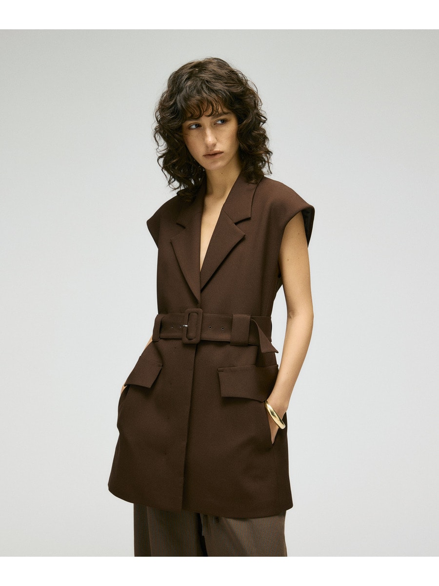 ベルトディテールジレ＜PERMANENT＞