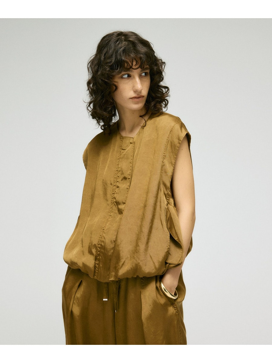 ヴィンテージサテンベスト＜PERMANENT＞