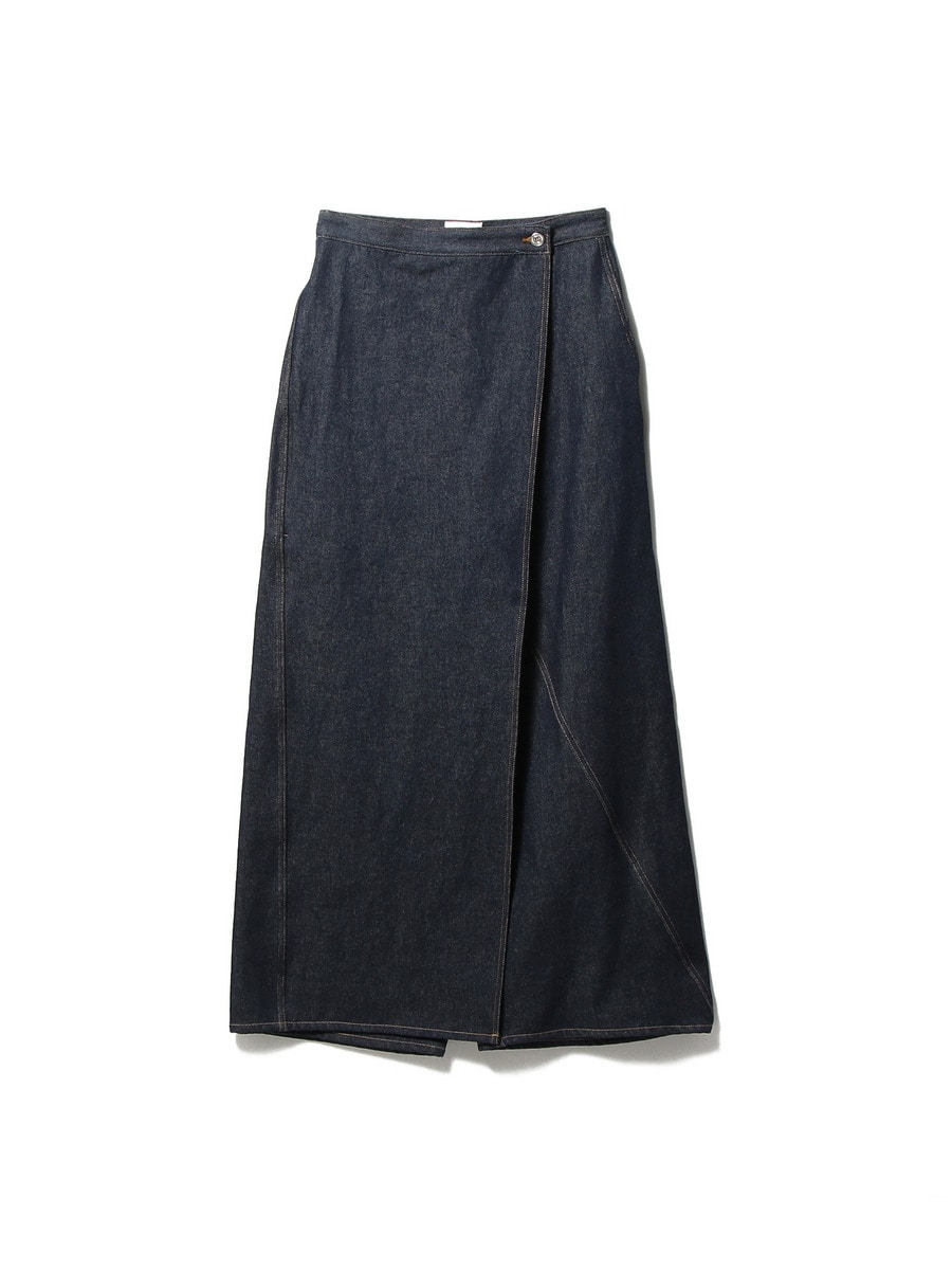 Wrap Denim Pants