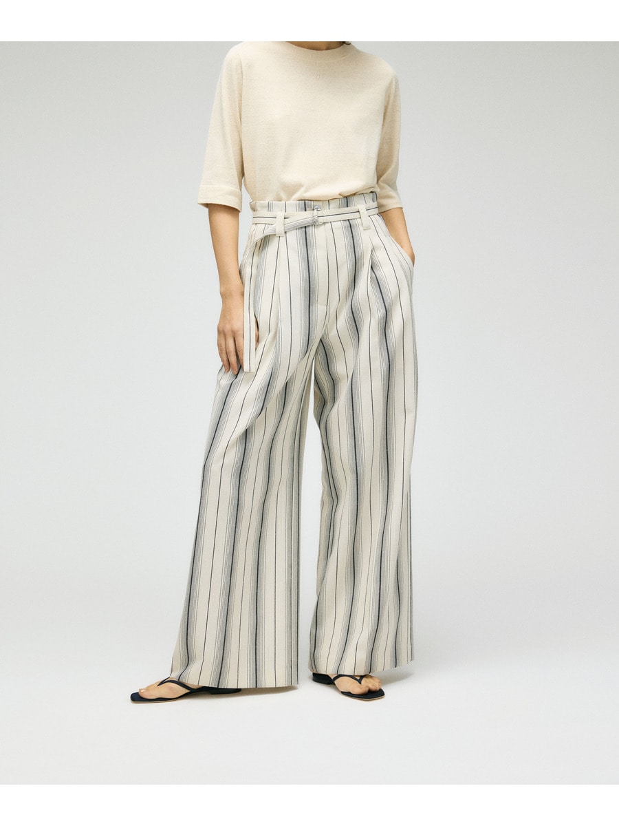 リネンライクパンツ