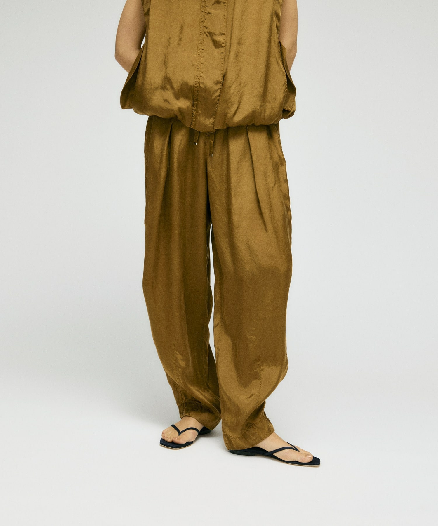 ヴィンテージサテンパンツ＜PERMANENT＞